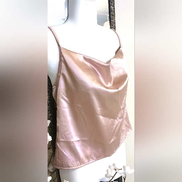 NWT Light Pink Satin Cami - Picture 5 of 7